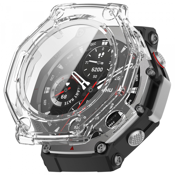 Husa Techsuit Defense360 Pro pentru Amazfit T-Rex 3, Transparenta