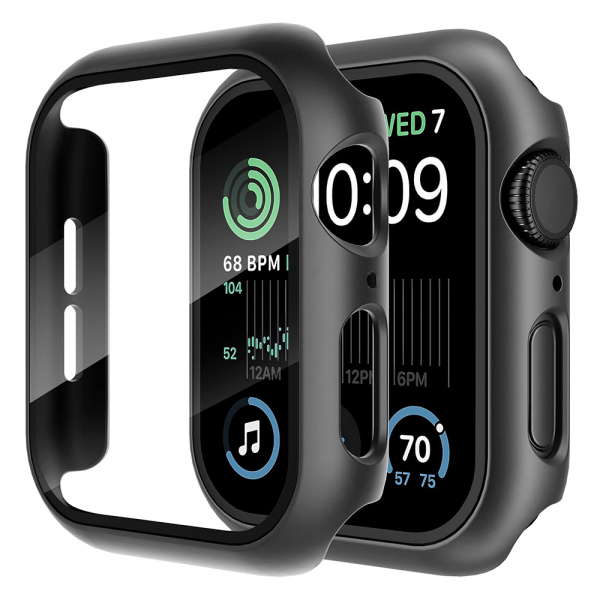 Husa Techsuit Defense360 Pro pentru Apple Watch 44mm Series, Neagra