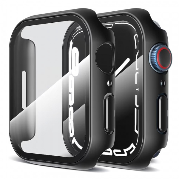 Husa Techsuit Defense360 Pro pentru Apple Watch 7 41mm Series, Neagra
