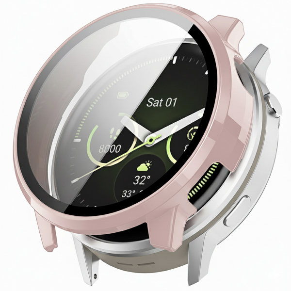 Husa Techsuit Defense360 Pro pentru Garmin Venu 4 45mm, Roz