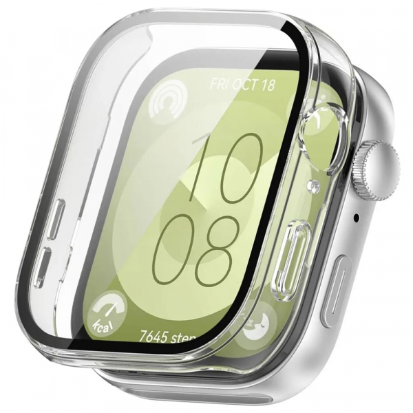 Husa Techsuit Defense360 Pro pentru Huawei Watch Fit 3, Transparenta