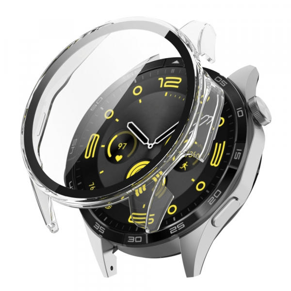 Husa Techsuit Defense360 Pro pentru Huawei Watch GT 4 46mm, Transparenta