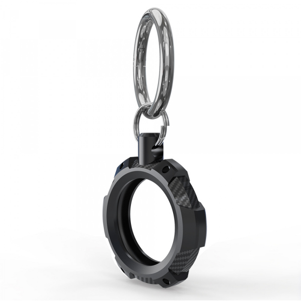 Husa Techsuit Rugged Armor Pro pentru Apple AirTag, Neagra