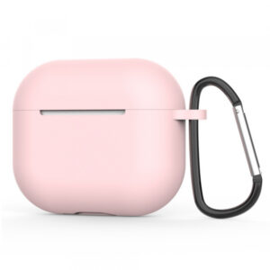 Husa Techsuit Silicone pentru Apple AirPods 4, Roz Deschis