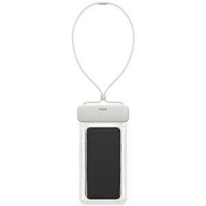 Husa Universala Waterproof pentru Telefon, Baseus, Let\'s Go, Alba ACFSD-D02