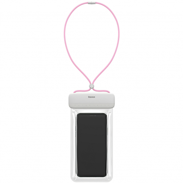 Husa Universala Waterproof pentru Telefon, Baseus, Let\'s Go, Roz ACFSD-D24