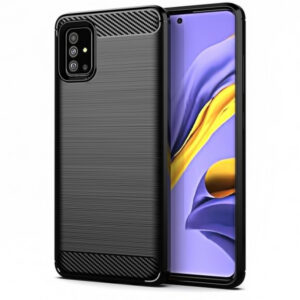 Husa pentru Samsung Galaxy A51 5G A516, Carbon, Neagra