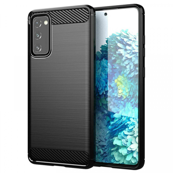 Husa pentru Samsung Galaxy S20 FE 2022 G781 / S20 FE 5G G781 / S20 FE G780, Carbon, Neagra