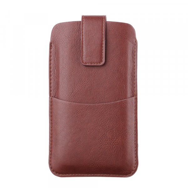 Husa Universala pentru Telefon max. 6.1inch, Techsuit, Belt BPC1, Maro