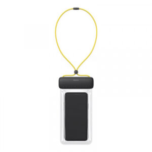 Husa Universala Waterproof pentru Telefon, Baseus, Let\'s Go, Galbena ACFSD-DGY