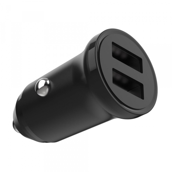 Incarcator Auto Fixed, 15.5W, 3A, 2 x USB-A, Negru