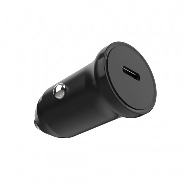 Incarcator Auto Fixed, 30W, 3A, 1 x USB-C, Negru