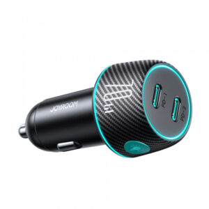 Incarcator Auto Joyroom JR-CCN02, 70W, 3A, 2 x USB-C, Negru