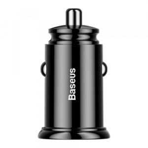 Incarcator Auto Baseus, 30W, 5A, 2 x USB-A, Negru CCALL-YD01