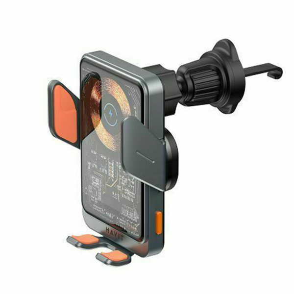 Incarcator Auto Wireless HAVIT W3033, 15W, 1.67A, Negru Argintiu