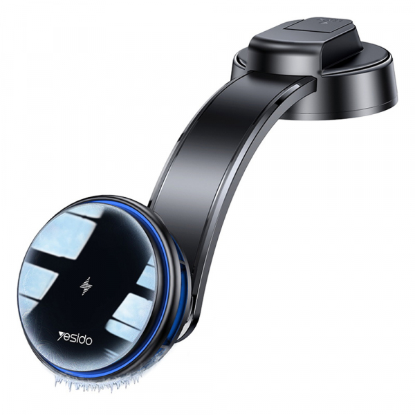 Incarcator Auto Wireless Yesido C311, 15W, 1.67A, Negru