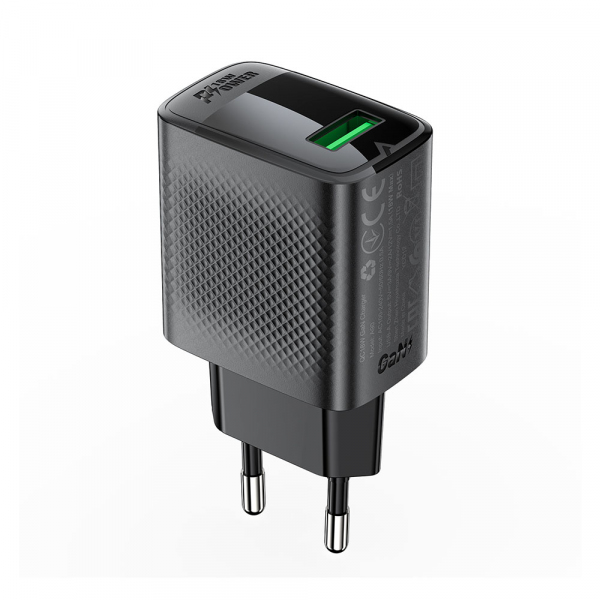 Incarcator Retea Acefast A90, 18W, 3A, 1 x USB-A, Negru