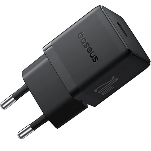 Incarcator Retea Baseus Palm, 20W, 3A, 1 x USB-C, Negru P10111602113-00