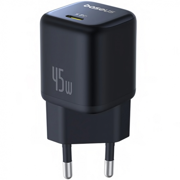 Incarcator Retea Baseus PicoGo, 45W, 3A, 1 x USB-C, Negru P10176800123-00