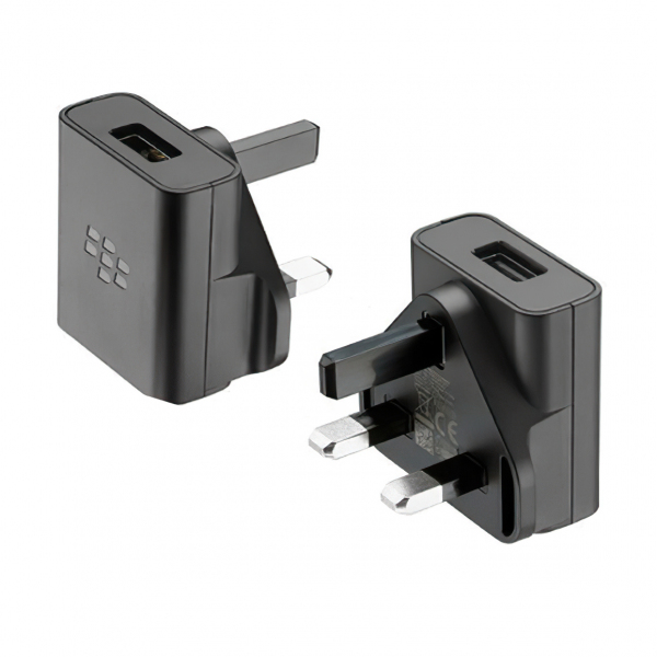 Incarcator Retea BlackBerry RM0300, 6.5W, 1.3A, 1 x USB-A, UK, Negru ASY-58929-003