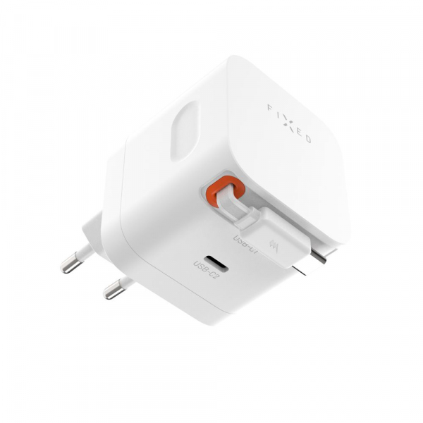 Incarcator Retea Cu Cablu USB-C Fixed, 65W, 3.25A, 1 x USB-C, Negru