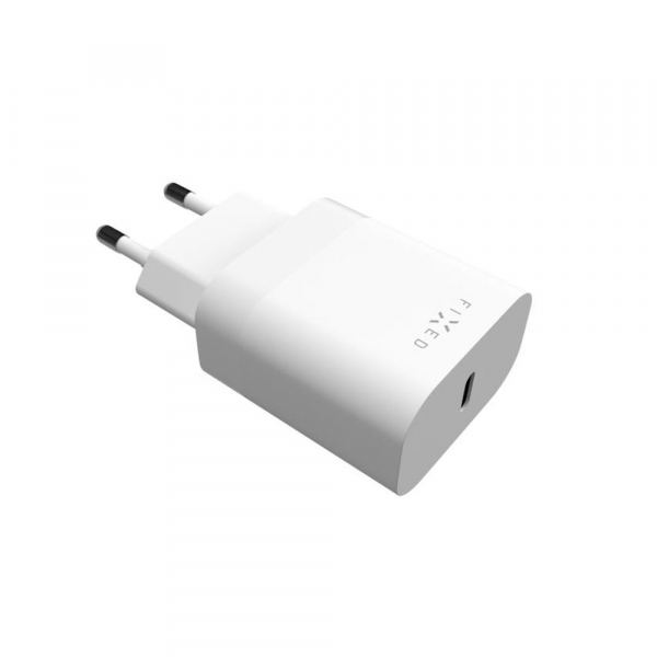 Incarcator Retea Fixed, 20W, 3A, 1 x USB-C, Alb