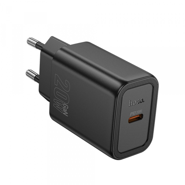 Incarcator Retea HOCO N60, 20W, 3A, 1 x USB-C, Negru