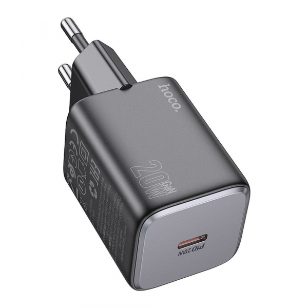 Incarcator Retea HOCO N40, 20W, 3A, 1 x USB-C, Negru