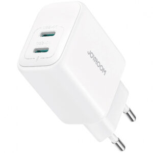 Incarcator Retea Joyroom JR-TCF12, 20W, 3A, 2 x USB-C, Alb