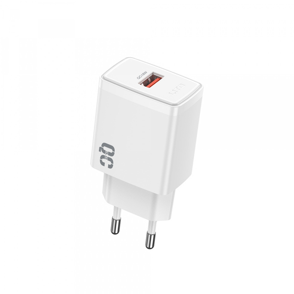 Incarcator Retea Lito LC08, 18W, 3A, 1 x USB-A, Alb