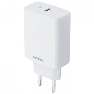 Incarcator Retea MaXlife MXTC-10-20C, 20W, 3A, 1 x USB-C, Alb