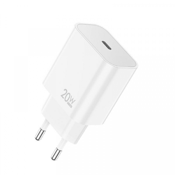 Incarcator Retea Sendem OG73, 20W, 3A, 1 x USB-C, Alb