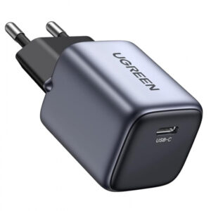 Incarcator Retea UGREEN Nexode Mini CD319, 30W, 3A, 1 x USB-C, Gri