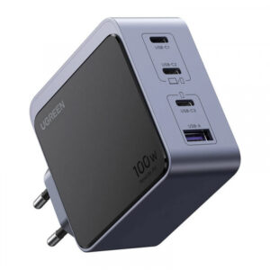 Incarcator Retea UGREEN X565 Nexode Air, 100W, 5A, 1 x USB-A - 3 x USB-C, Gri