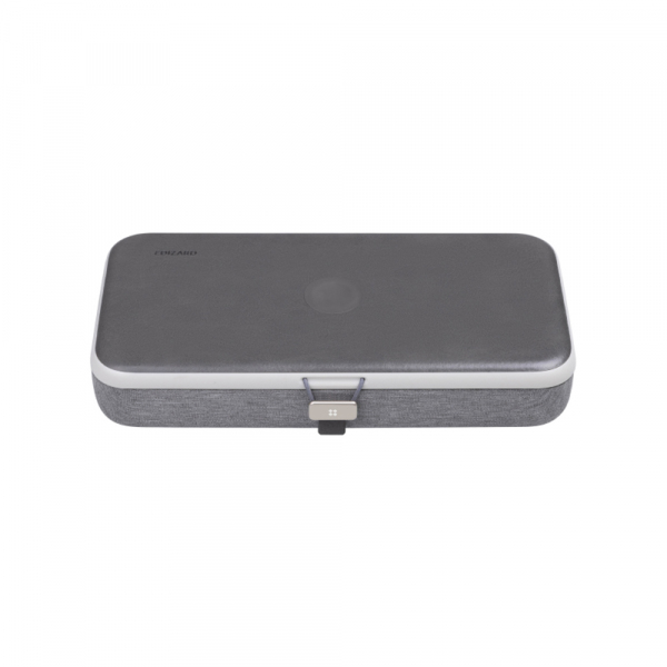 Incarcator Retea Wireless Edizard PowerCube 3in1, 65W, 3.25A, 1 x USB-C, Gri