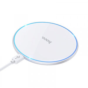 Incarcator Retea Wireless HOCO CW6 Pro, 15W, 1.67A, Alb