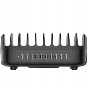 Incarcator Statie Orico DUK-10P-V1, 120W, 2.4A, 10 x USB-A, Negru
