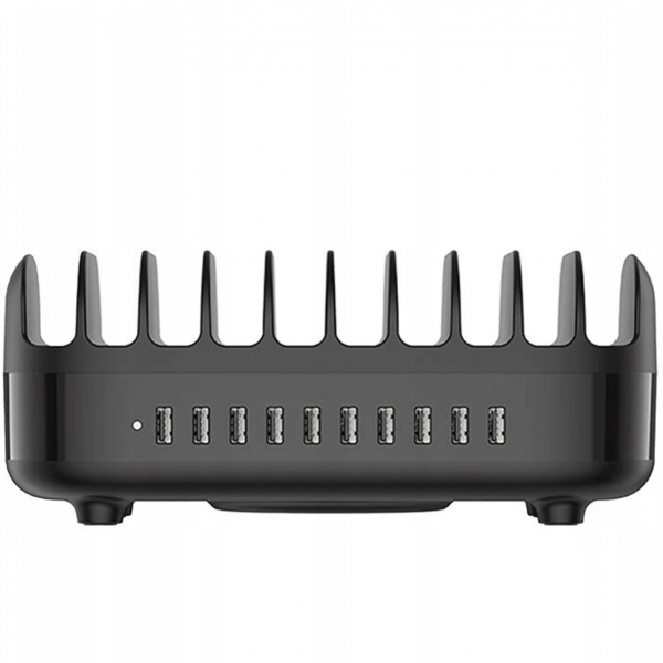 Incarcator Statie Orico DUK-10P-V1, 120W, 2.4A, 10 x USB-A, Negru