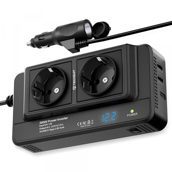 Invertor Electric Auto Techsuit PowerDriveX, 200W