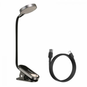 Lampa Led Portabila Baseus Comfort Reading Mini Clip, Gri DGRAD-0G