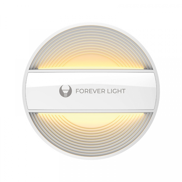 Lampa Led Veghe Forever FLC-20, 3000K, Senzor, Alba