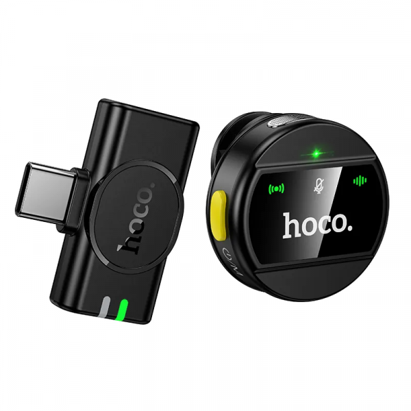 Lavaliera HOCO L21, USB-C, Neagra