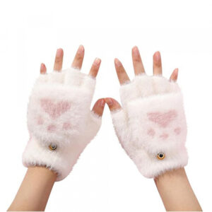 Manusi De Iarna Dama Techsuit ST0017, Marime 17cm, Albe
