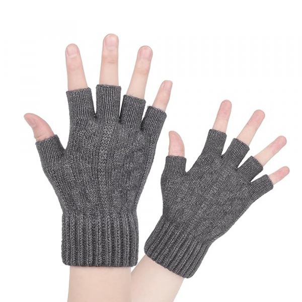 Manusi De Iarna Tactile Dama Techsuit ST0014, Marime 17cm, Gri Inchis