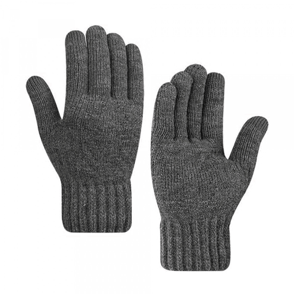 Manusi De Iarna Tactile Dama Techsuit ST0015, Marime 17cm, Gri Inchis
