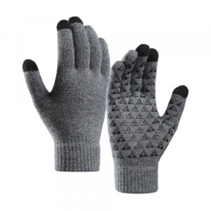 Manusi De Iarna Tactile Iwarm ST0018, Marime 23cm, Gri