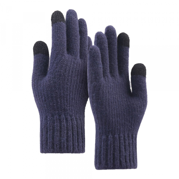 Manusi De Iarna Tactile Unisex Techsuit ST0012, Marime 22cm, Bleumarin