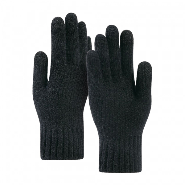 Manusi De Iarna Tactile Unisex Techsuit ST0012, Marime 22cm, Negre