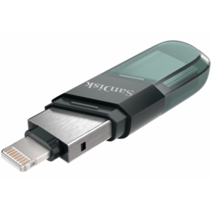 Memorie Externa USB-A 3.1 / Lightning SanDisk iXpand Flip, 256Gb SDIX90N-256G-GN6NE