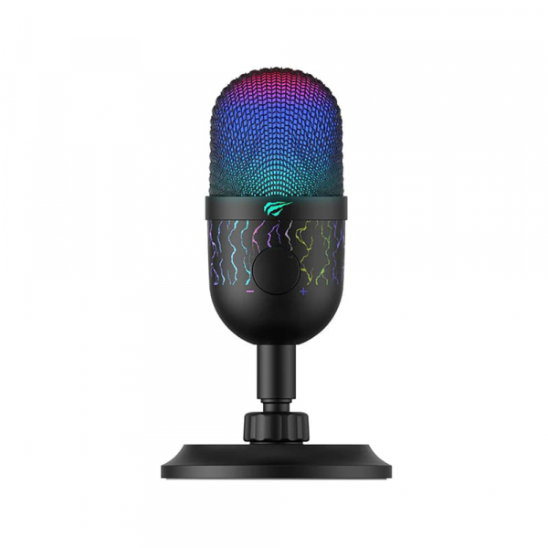 Microfon HAVIT GK52, RGB, USB-A, 1.8m, Negru